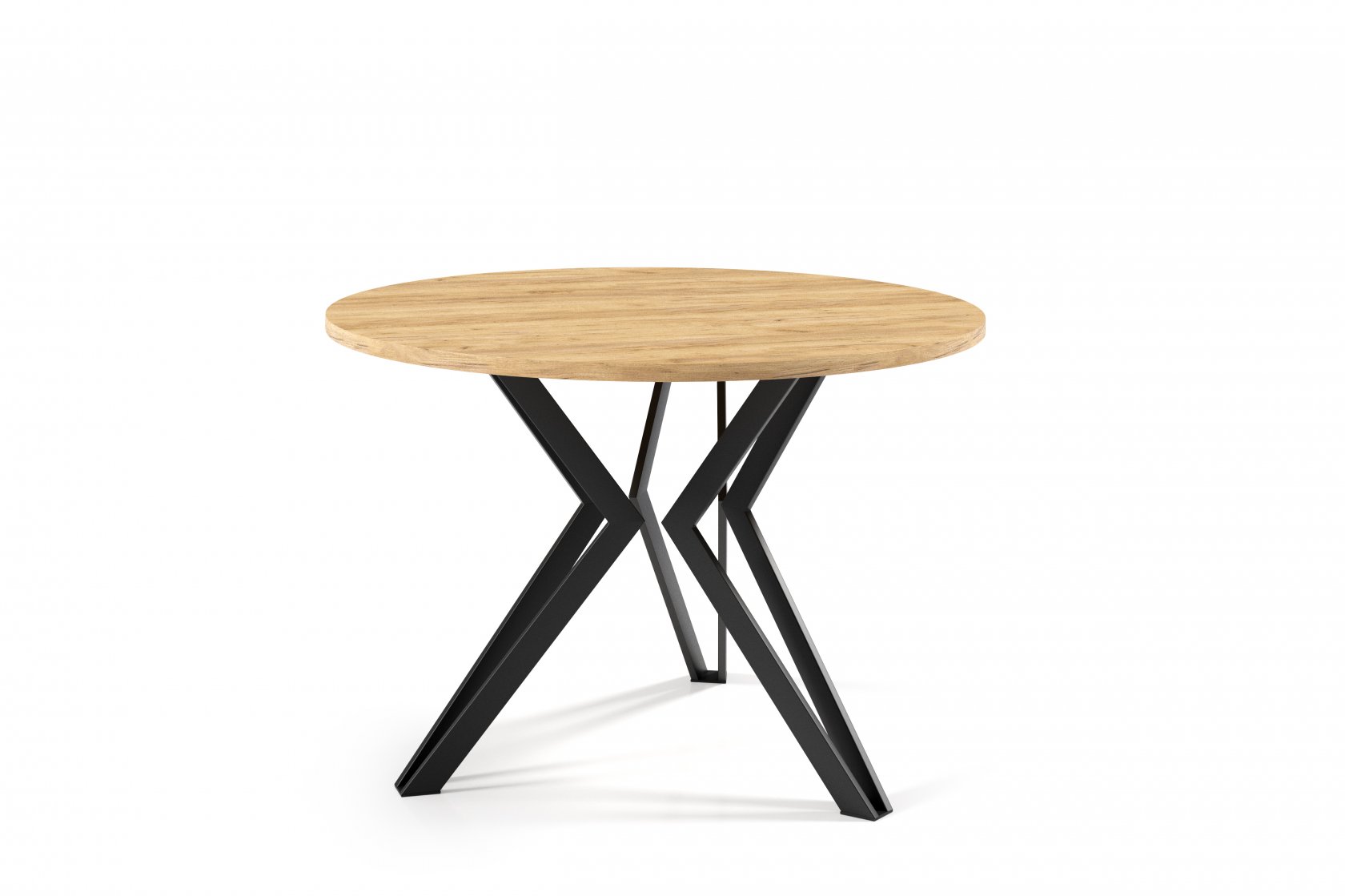 Okrągły Stolik Kawowy Abba Loft skandynawski